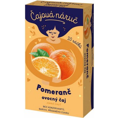 Leros Ovocný čaj Čajová náruč pomeranč 20 x 1,5 g