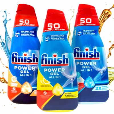 Finish All in1 Gel do myčky nádobí mix 3 x 1 l – Hledejceny.cz