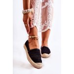 S. Barski Dámské espadrilky Kesi černá bílá hnědá – Hledejceny.cz