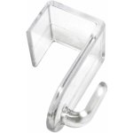 Gardinia Zavěšovací háček transparentní 32,5 mm x 16,5 mm – Hledejceny.cz