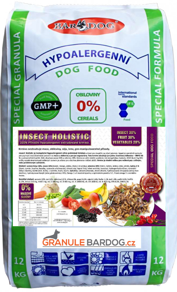 Bardog adult Insect Holistic 12 kg