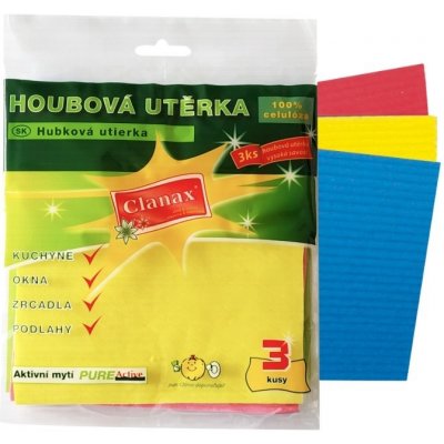 Clanax Houbové utěrky 3 ks – Zboží Dáma