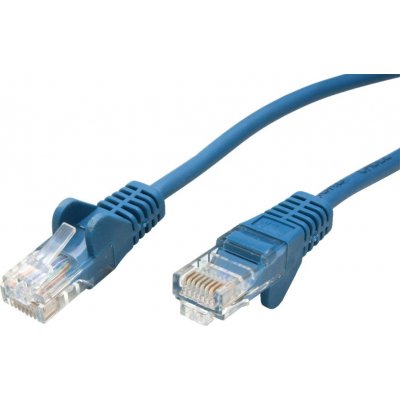 PremiumCord sputp050B Patch, UTP RJ45-RJ45 level 5e, 5m, modrý – Zbozi.Blesk.cz