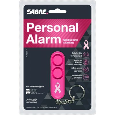 Sabre Red Obranný osobní Personal Alarm Růžová – Zboží Mobilmania