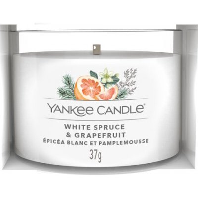 YANKEE CANDLE White Spruce & Grapefruit 37 g – Zbozi.Blesk.cz