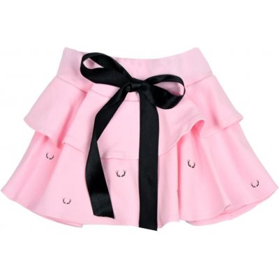 Sukně s mašlí světle šedá/melange – Zboží Dáma