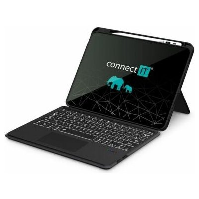 CONNECT IT TabCase podsvícená bezdrátová klávesnice s pouzdrem pro iPad 10.9 CKB-2030-CS černé – Zboží Mobilmania