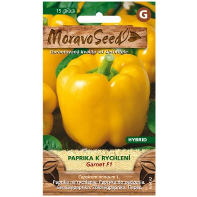 MoravoSeed Paprika zeleninová k rychlení GARNET F1, žlutá 64492 – Zboží Mobilmania