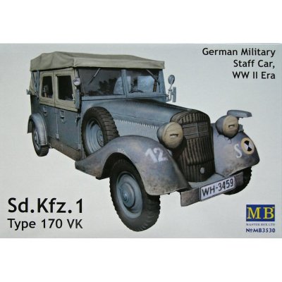 Master Box Sd.Kfz.1 Type 170 VK German WWII Staff Car MB3530 1:35