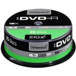 Intenso DVD+R 4,7GB 16x, printable, cakebox, 25ks (4811154) – Zboží Živě