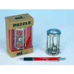 Hlavolam ježek v kleci kov 4,5 x 7,9 cm v krabičce – Zboží Dáma