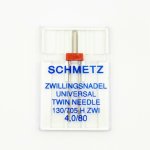 Univerzální dvojjehla SCHMETZ TWIN 130/705 H rozpich 4,0mm, 2x80 – Hledejceny.cz