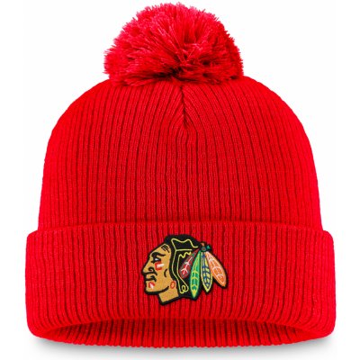 Fanatics pánská čepice Chicago Blackhawks A/CAP beanie Cuff Pom – Hledejceny.cz