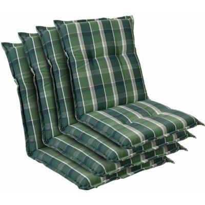 Blumfeldt Prato, čalouněná podložka, podložka na židli, podložka na nižší polohovací křeslo, na zahradní židli, polyester, 50 x 100 x 8 cm, 4x čalounění (CPT10_10271967-4_)
