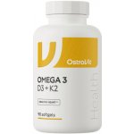 OstroVit Omega 3 D3+K2 90 kapslí – Hledejceny.cz