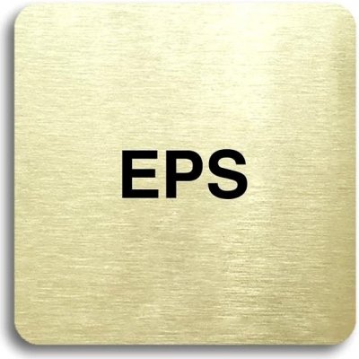 Accept Piktogram "EPS" (80 × 80 mm) (zlatá tabulka - černý tisk bez rámečku) – Hledejceny.cz