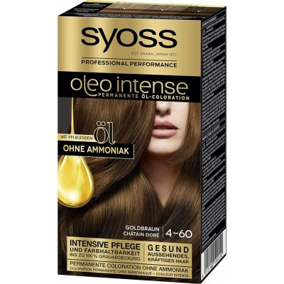 Syoss Oleo Intense Color 4-60 zlatohnědý – Zboží Mobilmania