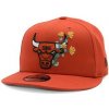 Kšíltovka New Era 9FIFTY Seasonal Flower Chicago Bulls Rust