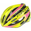 Cyklistická helma Force Road PRO fosforová 2016