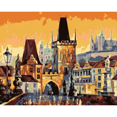 ZUTY Malování podle čísel KARLŮV MOST 40 x 50 cm – Zboží Mobilmania