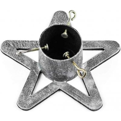 Libros Stojánek vánoční litina 37x35x11,2cm kmen 8cm HVĚZDA g000003 – Zboží Dáma