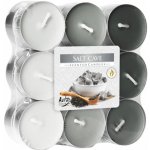 Čajová svíčka vonná solná jeskyně - Bispol 18 ks 4 hod (15 x 39 mm) – Zboží Dáma