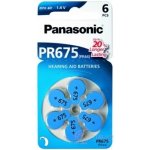 Panasonic baterie do naslouchadel 6ks PR675(44H)/6LB – Zboží Mobilmania