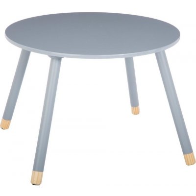 Atmosphera for Kids Dětský stůl bílý stůl psací stůl kulatý stůl bílá barva 43 cm O 60 cm – Zboží Mobilmania