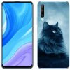 Pouzdro a kryt na mobilní telefon Honor mmCase Gelové Honor 9X Pro - černá kočka 1