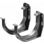 Gutta Aqua žlabový hák čelní 75 hnědý plastový – Sleviste.cz