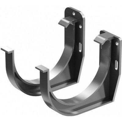 Gutta Aqua žlabový hák čelní 75 hnědý plastový – Sleviste.cz