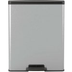 Curver Deco BIN 65L Odpadkový koš 48,6 x 31,6 x 61,5 cm stříbrný 01128-C70 – Zboží Dáma