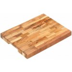 Prkénko na krájení potravin 40 x 30 x 4 cm masivní akácie – Sleviste.cz