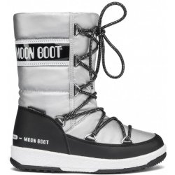 Moon Boot Girl Quilted WP silver/black