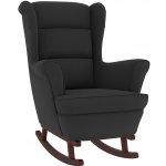 NoBi FJORDRELAX relaxační houpací nohy tmavé látka šedočerná – Zboží Dáma