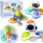 Woopie BABY Space Spinner Pop-it Sensory Toy Vyměnitelné 3 ks. – Zbozi.Blesk.cz