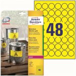 Avery Zweckform L6128-20 Odolné etikety 30 mm 960 ks žlutá – Sleviste.cz