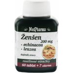 MedPharma Žen-šen 200 mg + Echinacea + leuzea 37 tablet – Hledejceny.cz