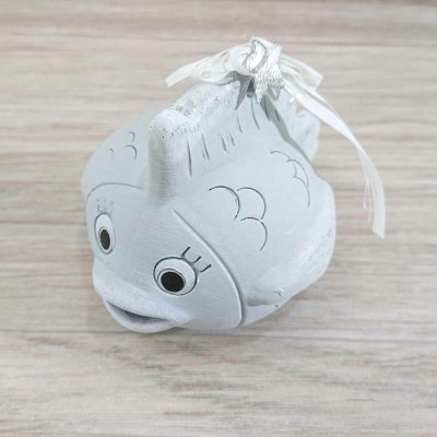 Andreas keramika Keramická dekorace Rybka s rolničkou, 10 x 7 x 7 cm – Hledejceny.cz
