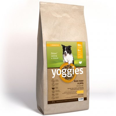 Yoggies granule lisované za studena s probiotiky Krůtí maso & jáhly 5 kg – Zboží Mobilmania