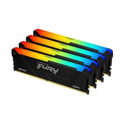 Kingston FURY Beast DDR4 64GB 3600MHz CL18 (4x16GB) XMP KF436C18BB2AK4/64 – Hledejceny.cz