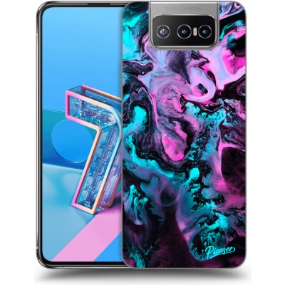 Pouzdro Picasee silikonové Asus Zenfone 7 ZS670KS - Lean čiré