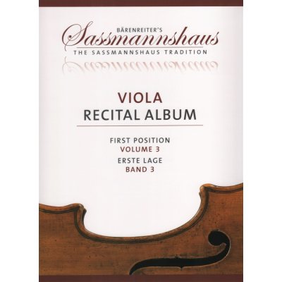 Viola Recital Album 3 snadné přednesové skladby pro violu a klavír nebo dvě violy – Hledejceny.cz