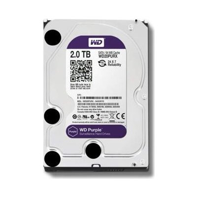 2TB Western Digital Purple SATA 6 3,5" HDD 64MB cache – Zboží Mobilmania