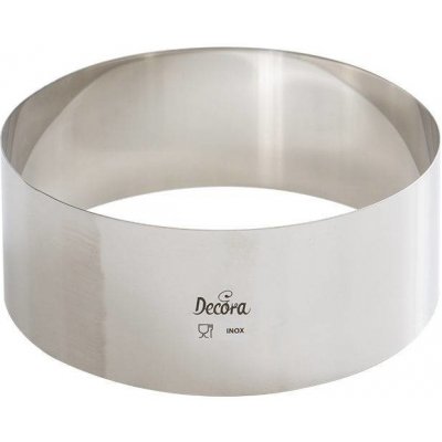 Decora dortový ráfek nerezový kulatý 18x6cm – Zboží Mobilmania