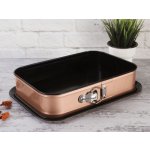 Berlingerhaus forma s nepřilnavým povrchem 3v1 Rosegold Metallic Line 39x27x7,5cm BH-6474