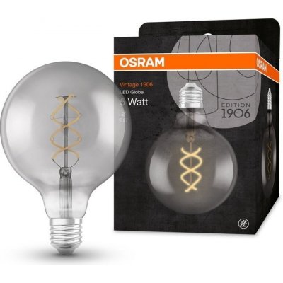 Osram 4058075269989 Velká LED kulatá žárovka E27 4 W GLOBE, teplá bílá – Zboží Mobilmania