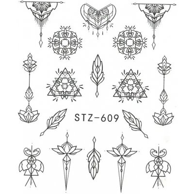 Starnails Vodolepky na nehty Ornaments STZ-609 – Hledejceny.cz