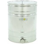 LYSON Nádoba čeřící nerezová 100 l / ~140 kg, s nerezovým kohoutem 6/4", horizontální síto CLASSIC – Zboží Dáma