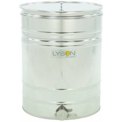 LYSON Nádoba čeřící nerezová 100 l / ~140 kg, s nerezovým kohoutem 6/4", horizontální síto CLASSIC – Zboží Dáma